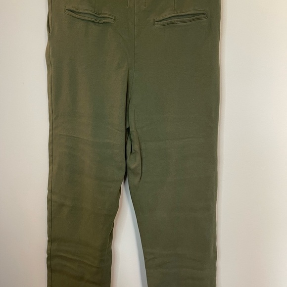 For Days women’s khaki Olive Green pleated natural waist Pants size small - Picture 5 of 6